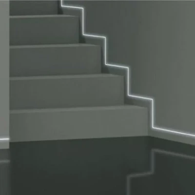 Anodized aluminum profile for LED strip HB-17.4X7BC