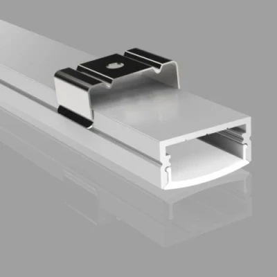 Anodized aluminum profile for 1-2 rows of LED strip HB-24X10