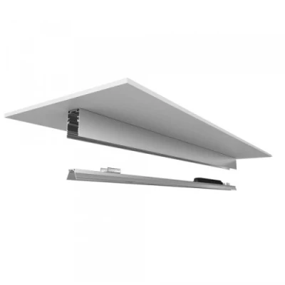 Anodized high aluminum profile for 1-4 rows of LED strips HB-75X50