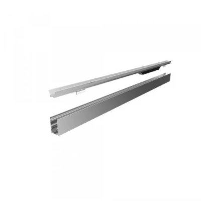 Anodized high aluminum profile for 1-4 rows of LED strips HB-75X50