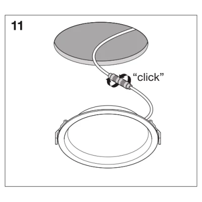 LED Recessed light 14W 4000K DOWNLIGHT ALU DALI
