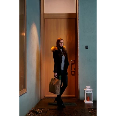 Infrasarkanais kustības un krēslas sensors 180°, 12m