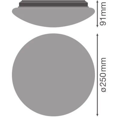 Ceiling lamp SURFACE CIRCULAR 250 13W, 4000K, IP44