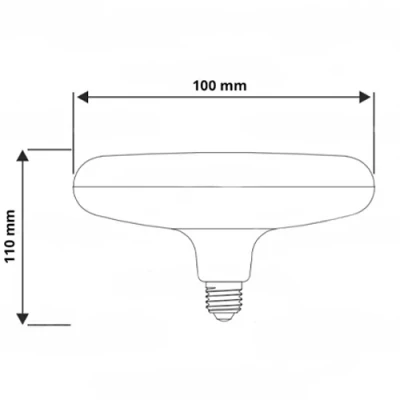 LED Fito spuldze UFO priekš augiem 15W