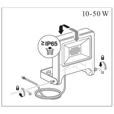 Āra LED prožektors FLOODLIGHT VALUE