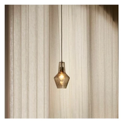 Hanging lamp for E27 bulb VINTAGE 1906 CARVED