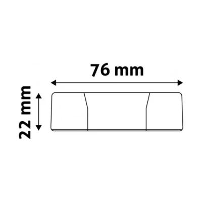 LED built-in panel 24W, 2000lm, 4000K, IP20, 120°