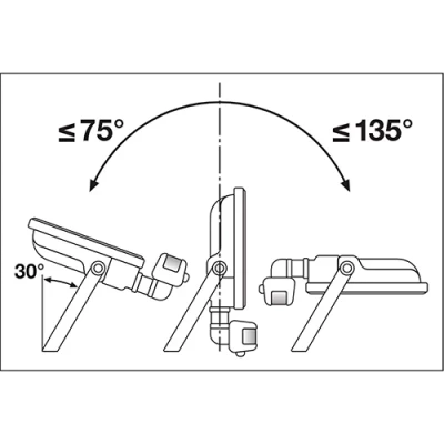 Outdoor LED floodlight with sensor FLOODLIGHT SENSOR 50 W