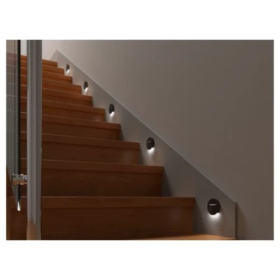LED recessed stair and wall light 0.8W, 15lm, 3000K ERINUS LED O B-WW