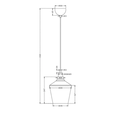 Подвесной светильник CALAIS
