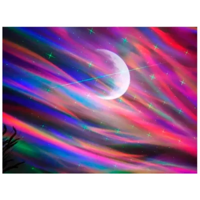 Viedais projektors ar skaļruni mājām - zvaigžņoto debesu, galaktikas, kosmosa projekcija