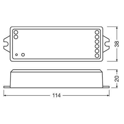 LEDVANCE RGBW+TW LED strip controller 24V