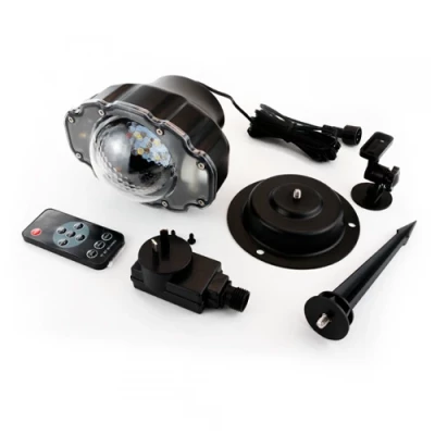 Ūdensizturīgs lāzerprojektors dārzam un mājai - sniegputeņa projekcija ar tālvadības pulti