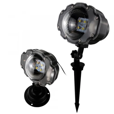 Ūdensizturīgs lāzerprojektors dārzam un mājai - sniegputeņa projekcija ar tālvadības pulti