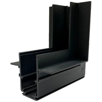 Угловой L-образный коннектор для встраиваемой под регипс рельсы