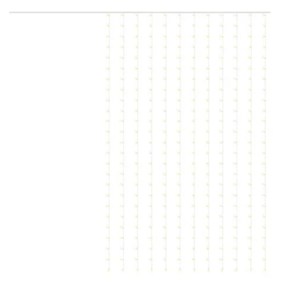 Christmas string - curtains 3x3m, multicolor