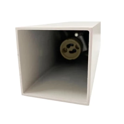 Plaster lamp with GU10 cartridge