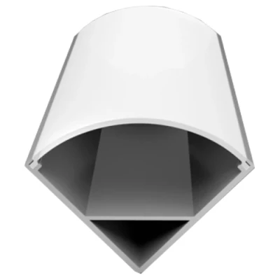 Corner anodized aluminum profile for LED strip HB-15.8X15.8CT
