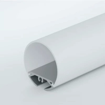 Anodized round aluminum profile for LED strip HB-30D