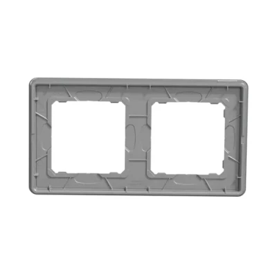 Рамка 2-местная, имитация стекла, SEDNA Elements