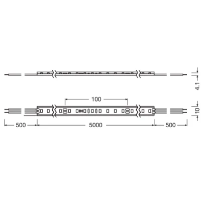 LED Lente 5m, 2700K, 24V, IP66, LS V -5008275IP66