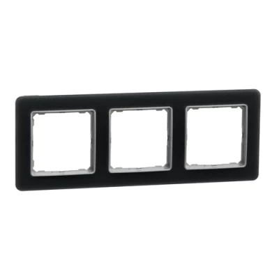 Рамка 3-местная, имитация стекла, SEDNA Elements