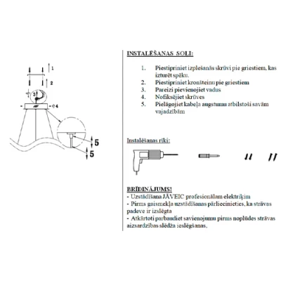 Подвесной светильник DEL VENTO