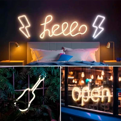 LED neon strip 5m, 3000K, IP67, 24V, 20W/m, NEON FLEX, Professional