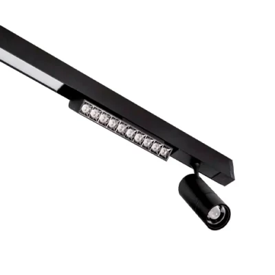 LED Magnetic rail light MAGNETIC ROTATION LIGHT 12W, 3000K, 231 mm, 48V