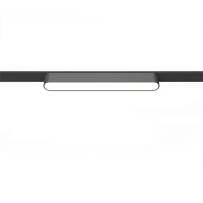 SLIM Magnētiskais sliežu gaismeklis 3000K, 6W, FLOOD LIGHT 48V