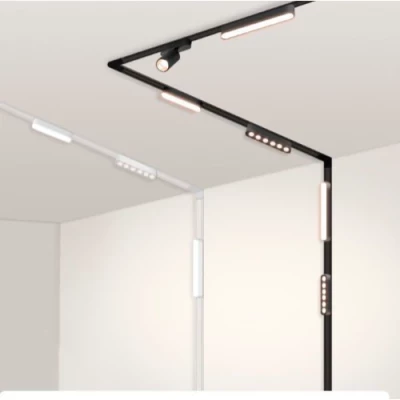 SLIM Magnētiskais sliežu gaismeklis 4000K, 12W, FLOOD LIGHT 48V