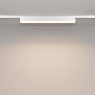 SLIM Magnētiskais sliežu gaismeklis 3000K, 12W, FLOOD LIGHT 48V