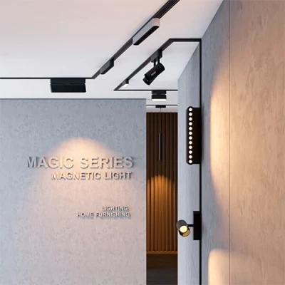 SLIM Magnetic rail light 3000K, 6W, FOLDABLE GRILL LIGHT 48V