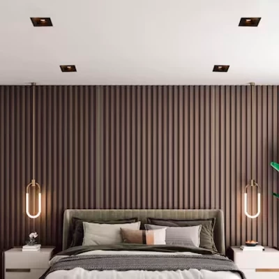 Iebūvējams gaismeklis, excl. GU10, IP20, melna