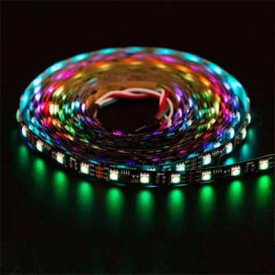 Adrešu LED Lente WS2811, digital RGB, IP20, 12V, 14W