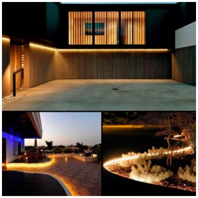 LED Moisture-resistant strip COB 3000K, IP66, 12V, 14W