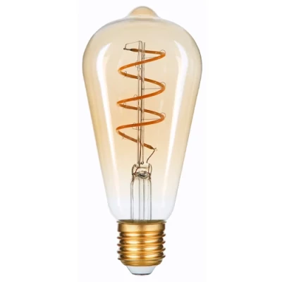 LED лампа E27, ST58, 4.5W, 400lm, 2700K, filament