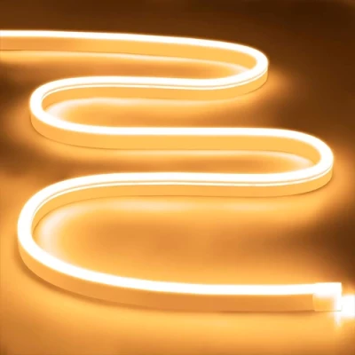 LED Neona lente 12V, 3000K, IP67, 5m, 6x12mm, NEON FLEX