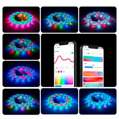 Smart strip kit RGBIC 5m, IP54, DC5V, L3 Pro