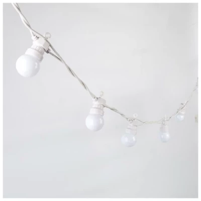 Set of outdoor 100m garlands for gardens and terraces with E27 lamps