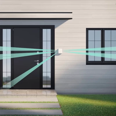 Wireless outdoor two-way curtain motion detector DualCurtain Outdoor