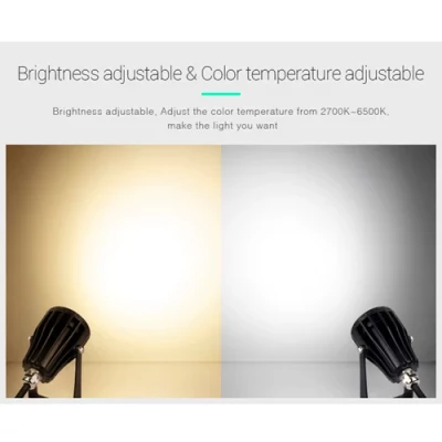 LED умный садовый и фасадный светильник 6Вт, RGB+CCT, IP66