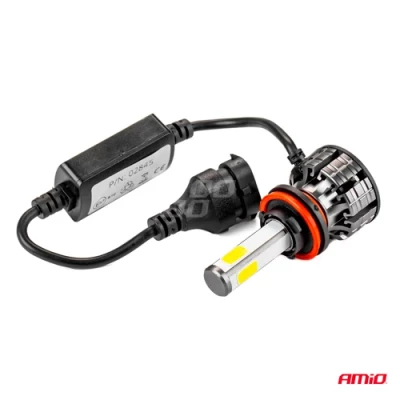 LED spuldzes H8/H9/H11, 38W, 6500K, 12-24V, COB sērija