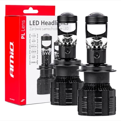 LED лампы H7/H18, 60W, 6000K, 9-36V, серия PL Lens