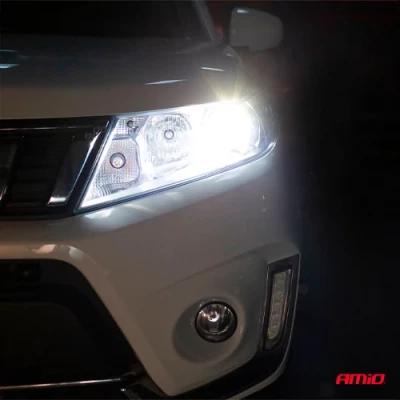 LED bulbs H7/H18, 40W, 6000K, 12-24V, FLEX+ Lens series