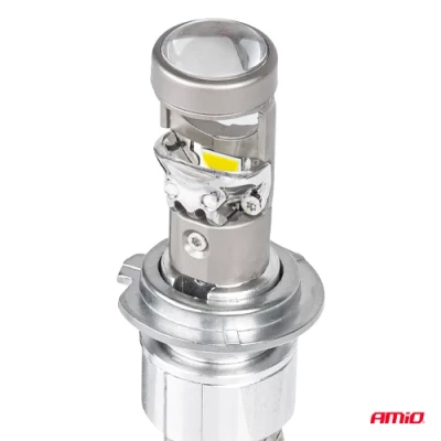 LED bulbs H7/H18, 40W, 6000K, 12-24V, FLEX+ Lens series