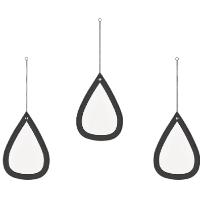 Spoguļu komplekts MILENA, 3 spoguļi