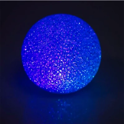 LED декоративный светильник - разноцветный шар, Ø 10 см, RGB, IP20