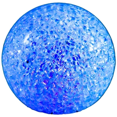 LED декоративный светильник - разноцветный шар, Ø 10 см, RGB, IP20