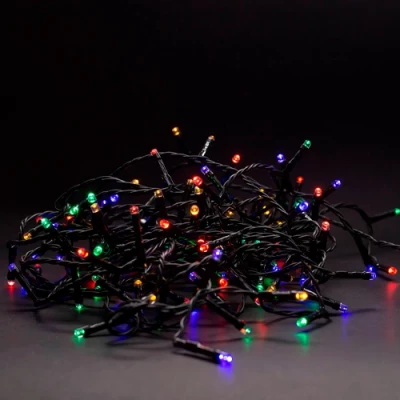 Рождественская гирлянда для помещений и улицы 24м, IP44, многоцветная, 3,6 Вт, 240 LED, 8 режимов